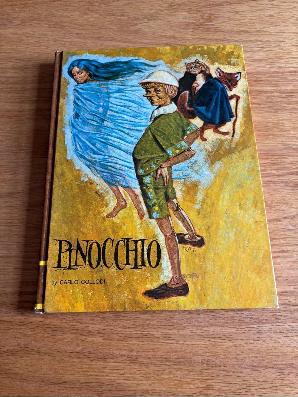 1968 Pinocchio By Carlo Collodi Hardbound Educator Classic Library -Staff ***see